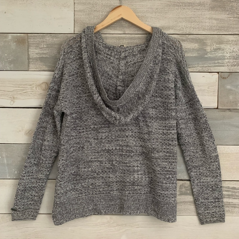 Roxy | Gray Marled Lightweight Pullover Sweater - image 2